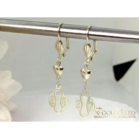 Goldfilled Antialergični Uhan 50mm 14K barva