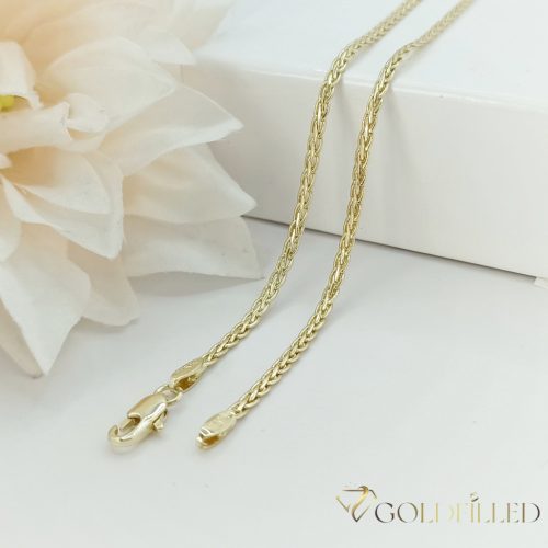 Antialergijska ogrlica Goldfilled 50cm dolga in 2,2 mm široka Barva 14K