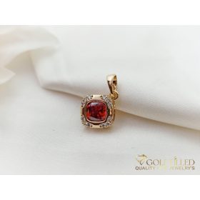 Antiallergijski Goldfilled obesek 20 mm, barva 18K