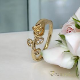   Antialergijski prstan „Goldfilled”, v različnih velikostih, barva 18K