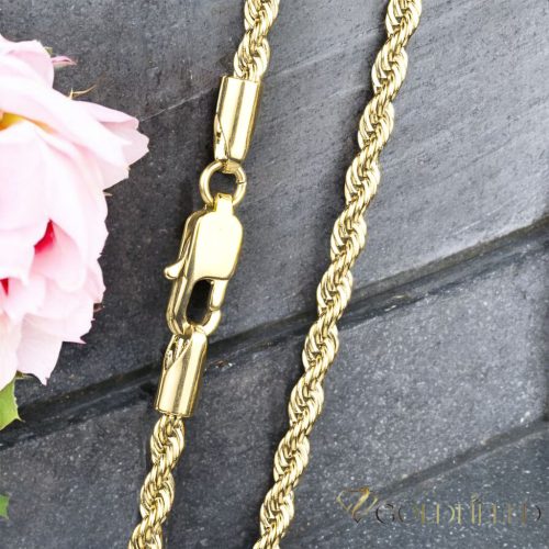 Antialergijska ogrlica Goldfilled 45cm dolga in 3mm široka Barva 14K