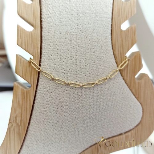 Goldfilled Verižica za gleženj 29cm/3mm Barva 14K
