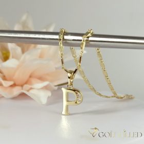   Antiallergene pozlačena ogrlica „Goldfilled“,  več velikostih debelina 2mm, barva 14K