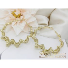   Goldfilled Antialergijske Zvite obročaste uhani 58mm 14K barva