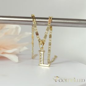   Antiallergene pozlačena ogrlica „Goldfilled“,  več velikostih debelina 2mm, barva 14K