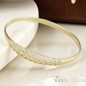   Antiallergene Goldfilled zapestnice 7-4mm  barvna (14K) premer 60mm "odprtljiv"