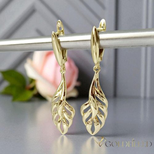 Goldfilled Antiallergene Uhani 42mm 14K barva