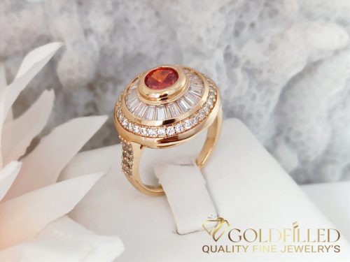 Antialergijski prstan „Goldfilled”, v različnih velikostih, barva 18K