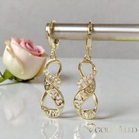 Goldfilled Antiallergene Uhani 38mm 14K barva