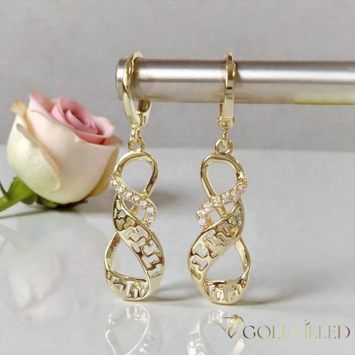 Goldfilled Antiallergene Uhani 38mm 14K barva