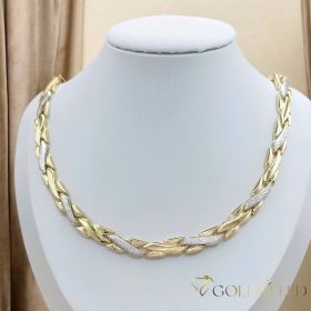   Ekskluzivna antiallergijska Goldfilled ogrlica 50cm/8mm, 14K večbarvna