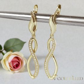 Goldfilled Antialergični Uhan 50mm 14K barva