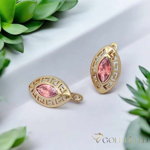 Goldfilled Antiallergijske uhane 20mm 18K barva