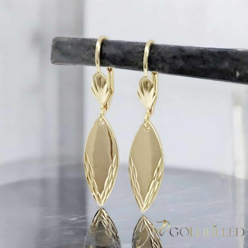 Goldfilled Antiallergene Uhani 42mm 14K barva